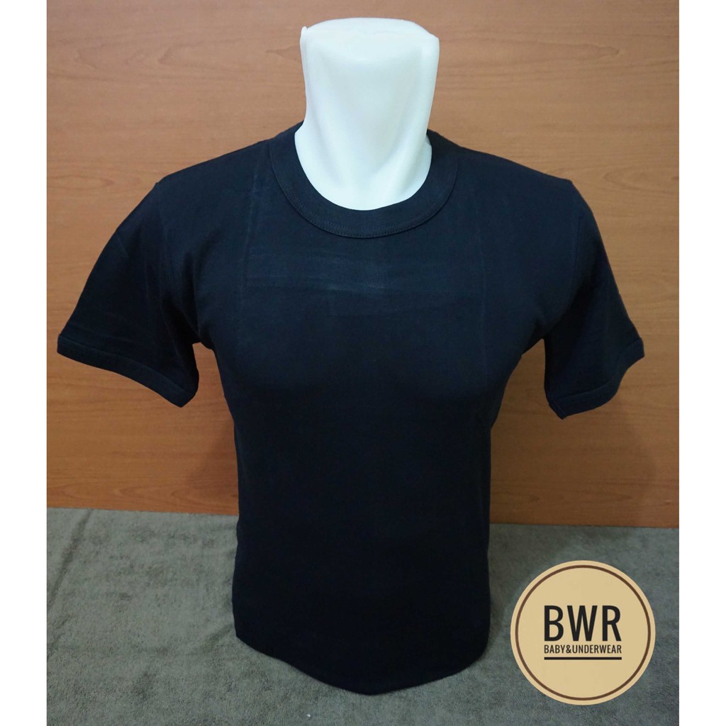 Kaos Oblong CHAMPIRO HITAM C.3103-C | Kaos Dalam Pria Round O-Neck || Bwr