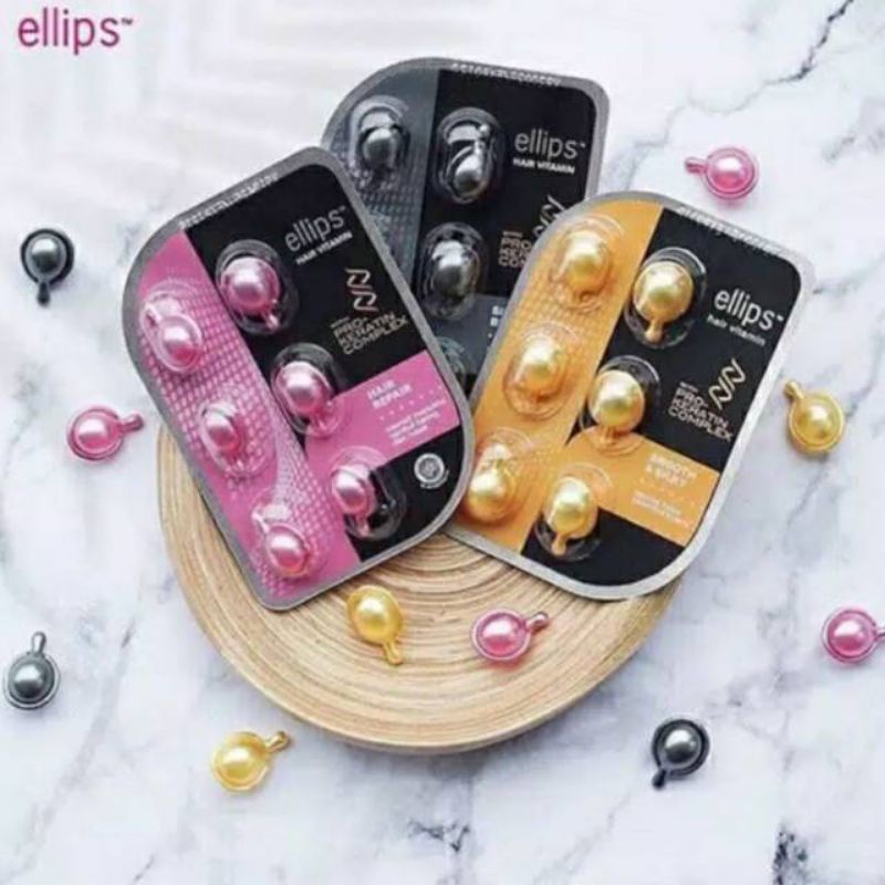 Ellips Hair Vitamin Blister isi 6 dan isi 20