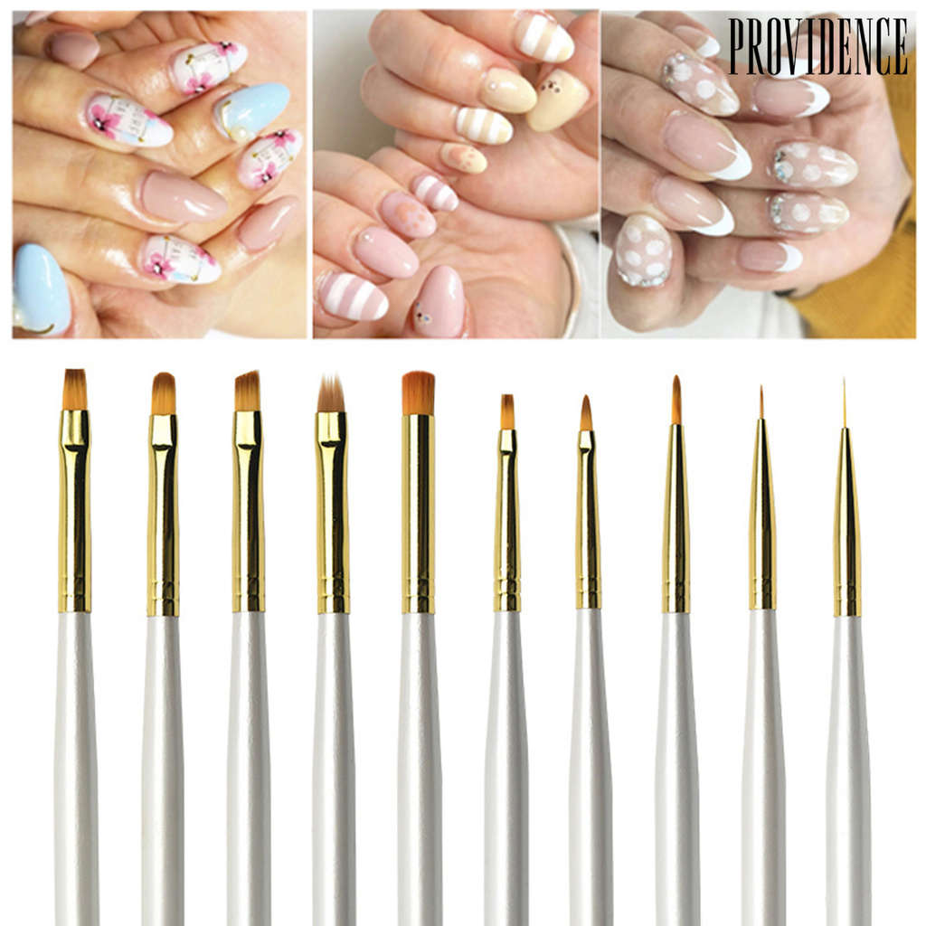 Providence Pen Brush Nail Art Fototerapi Diy Bahan Wol Nilon Mudah Digunakan