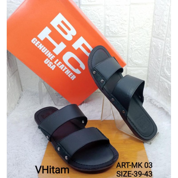 Sandal kulit asli pria bphc MK-03