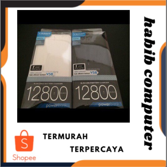Power Bank VEGER 12800 Mah - PB VEGER - CASAN VEGER CAS VEGER 12800MAH