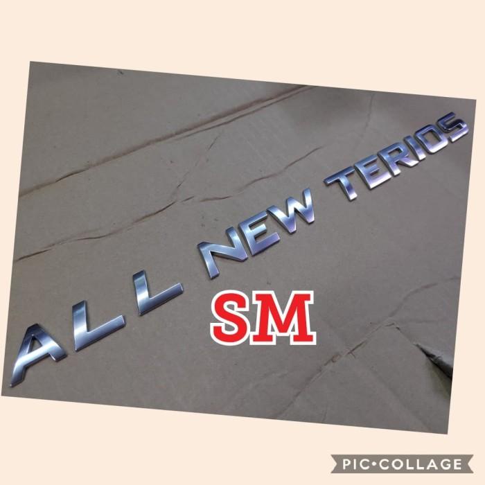 emblem kap mesin hood emblem tulisan ALL NEW TERIOS