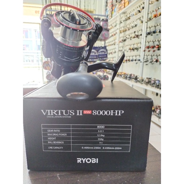 reel ryobi virtus II 8000 sw