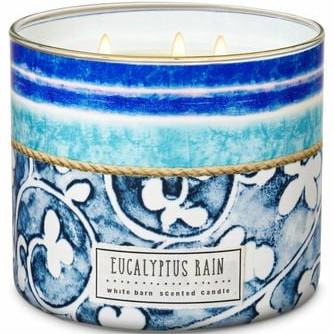 BISA COD Bath and Body Works Eucalyptus Rain 3 Wick Candle (Besar)