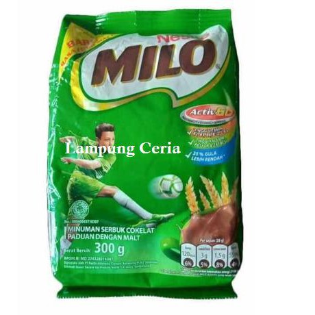 

Milo Activ Go Minuman Serbuk Coklat Pouch 300 Gr