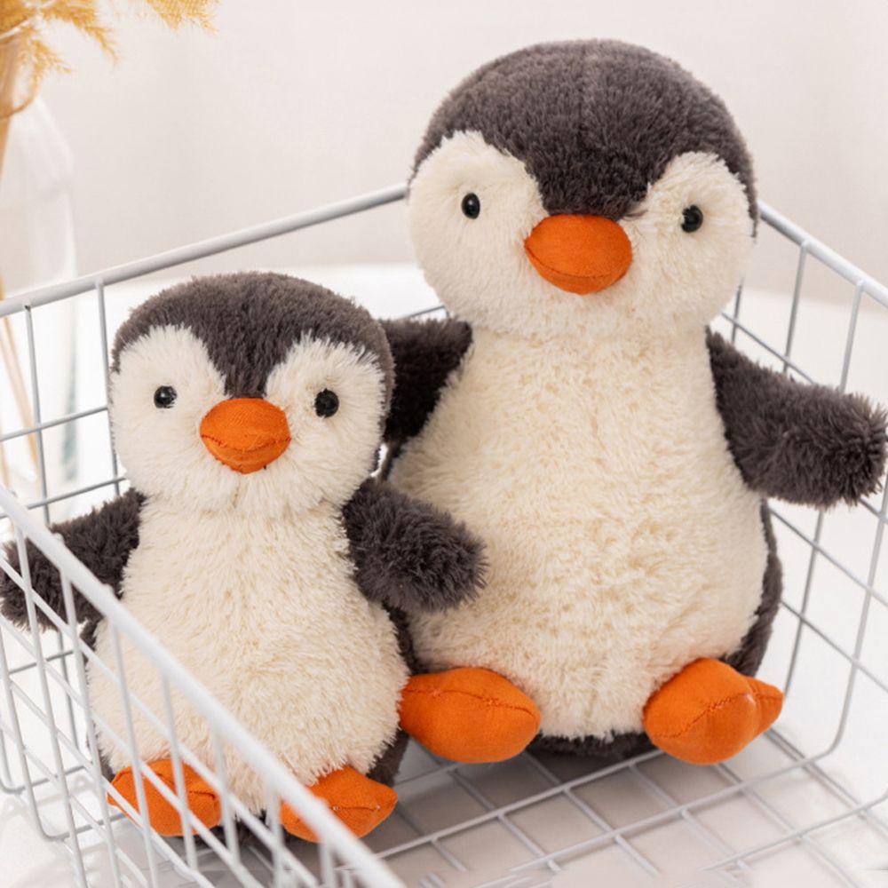 REBUY Rebuy Penguin Plush Toy Fluffy Hadiah Ulang Tahun16 /20 /30 cm Mainan Lembut Boneka Pinguin Permukaan Halus Hadiah Anak Boneka Menenangkan Boneka Hewan