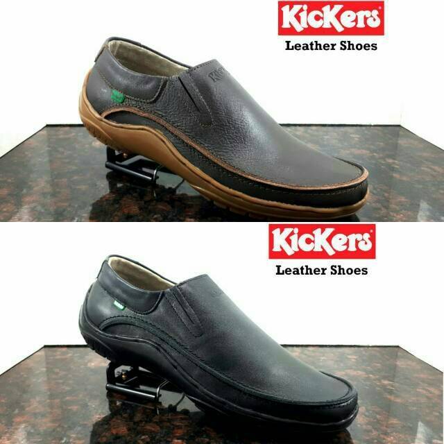 Best seller Sepatu Kickers Slop Formal Kulit Asli Murah