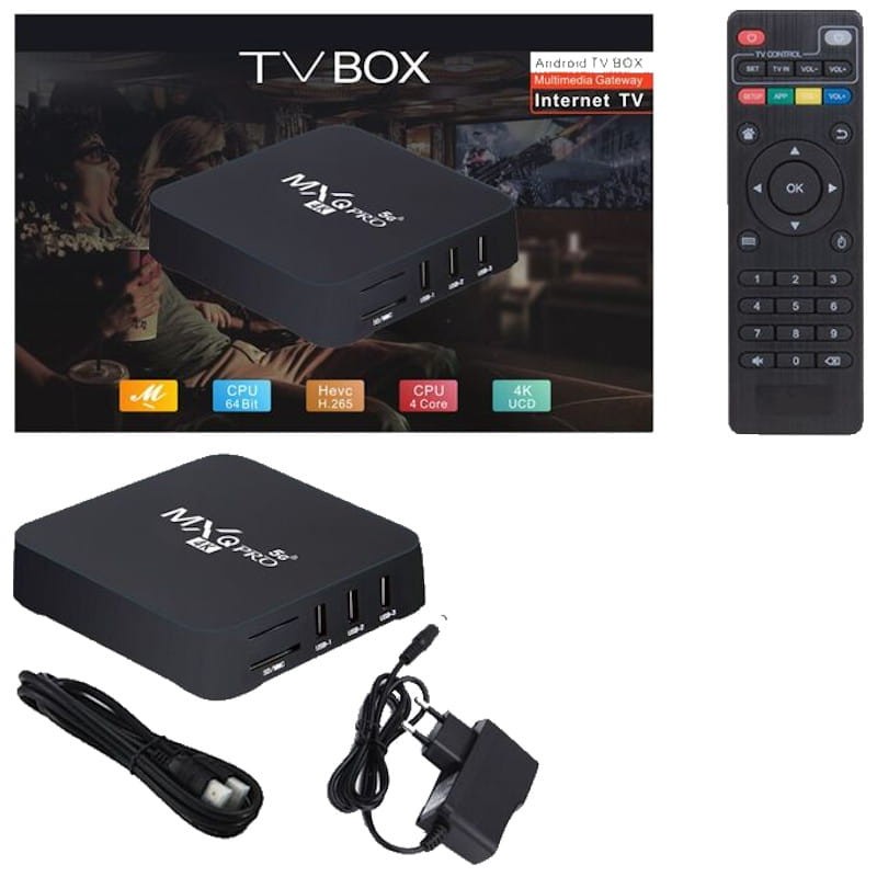 Android TV BOX MXQ Pro 4K 5G 2+16 GB Smart TV Box GARANSI Media Player ram 2 rom 16