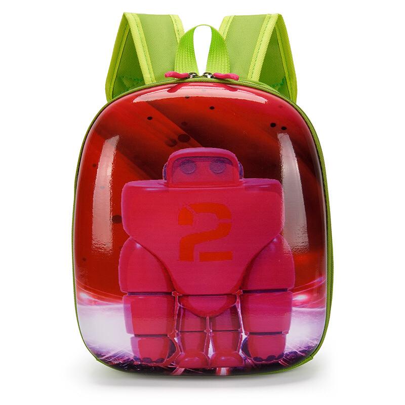 [Jualsemua18]Tas Ransel Cangkang Anak Model Karton Robot Bahan Pvc Premium/ Kids Cute Bag / Tas Anak Anak Anti Air /Import