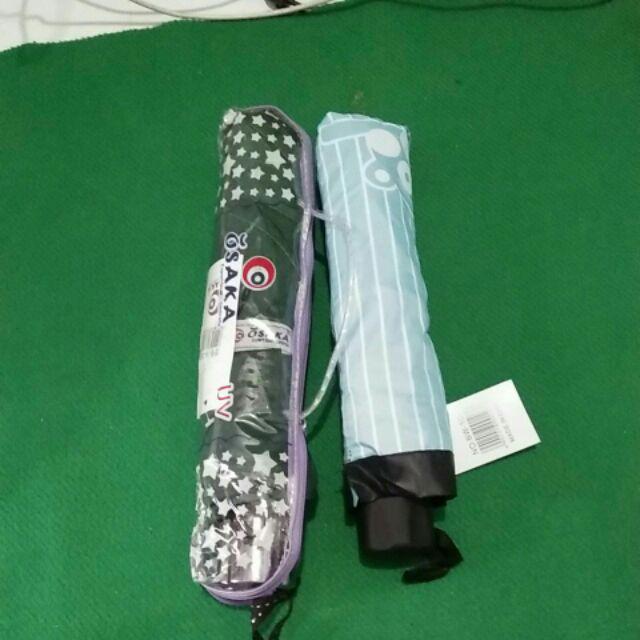Payung Lipat 4 Fancy Karakter Panda Bear Anti Uv Merk Osaka Bw-107