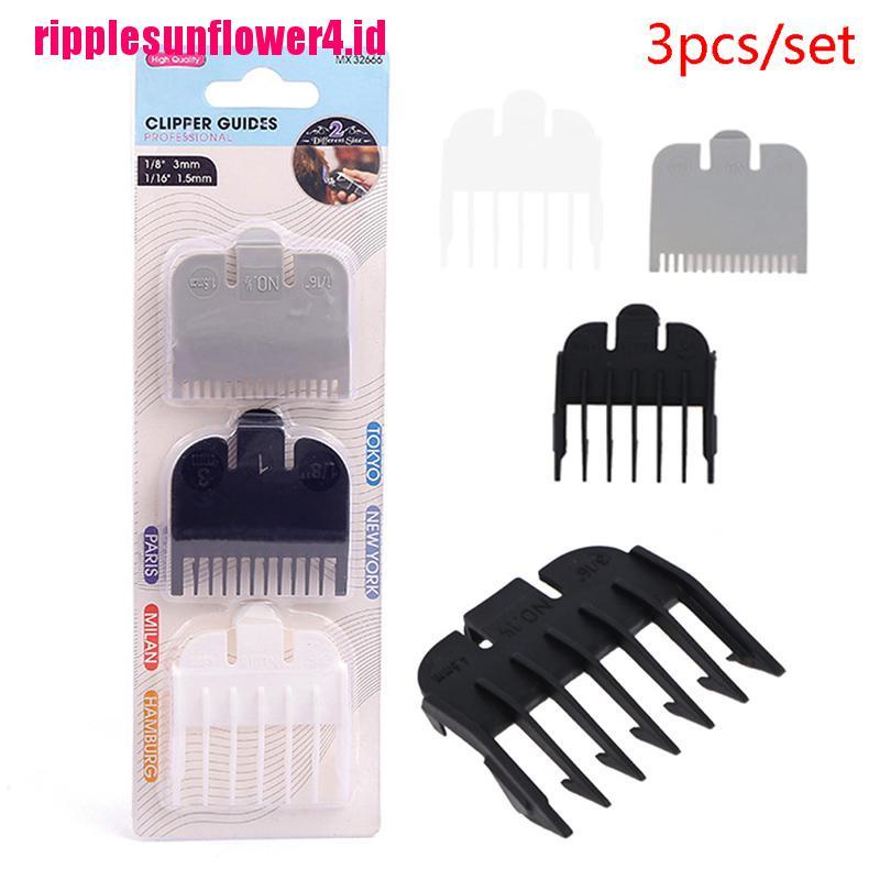 3pcs / set Sisir Panduan Pengganti Alat Cukur Rambut Universal