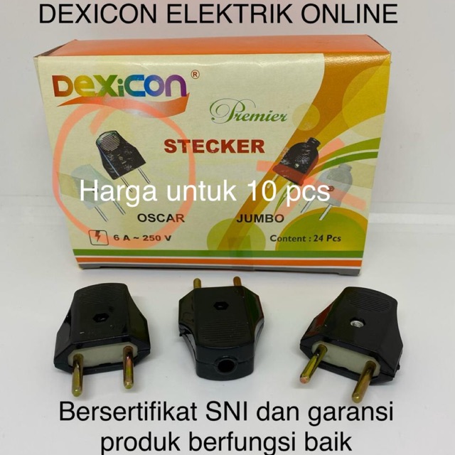 Steker gepeng - steker gepeng oscar - steker gepeng murah - steker gepeng SNI - jual steker murah