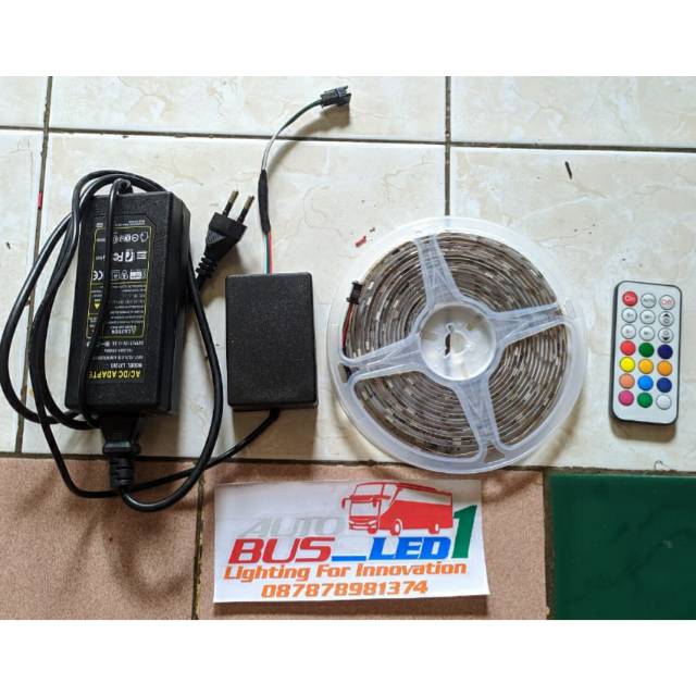 LED STRIP RUNNING modul musik/biasa