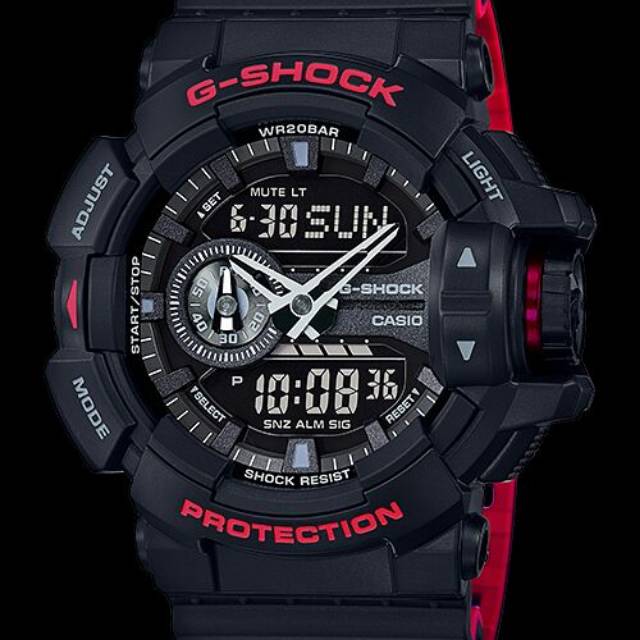 

1.775rb (d 4,6cm) Casio Gshock GA-400 original incl box n manual book n paper bag.jpg