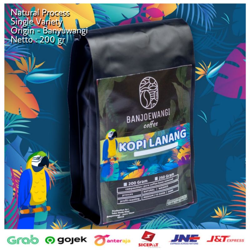 Kopi Lanang Robusta 200 gr | Kopi Bubuk | Kopi Bubuk Original | Kopi Robusta Lanang Ijen