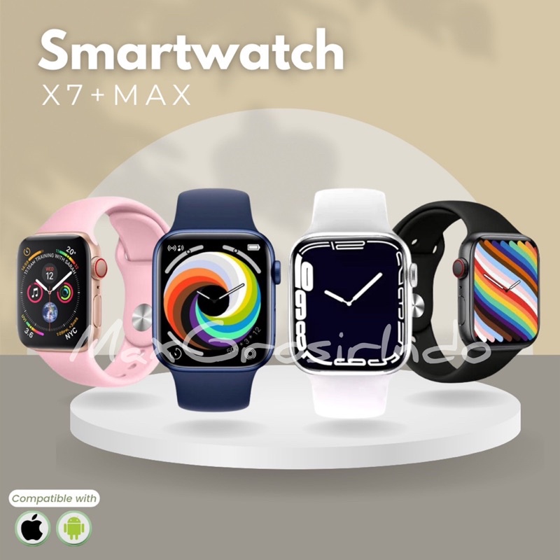 Jam Tangan Smartwatch X7+Max | Jam Tangan Pintar bisa telpon dan ganti wallpaper | Layar Sentuh Wate