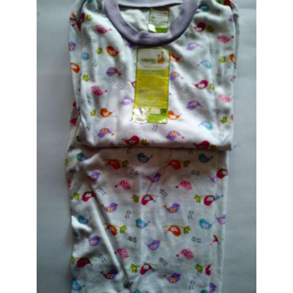 BAJU TIDUR PANJANG VELVET ANAK PEREMPUAN UMUR 8 TAHUN