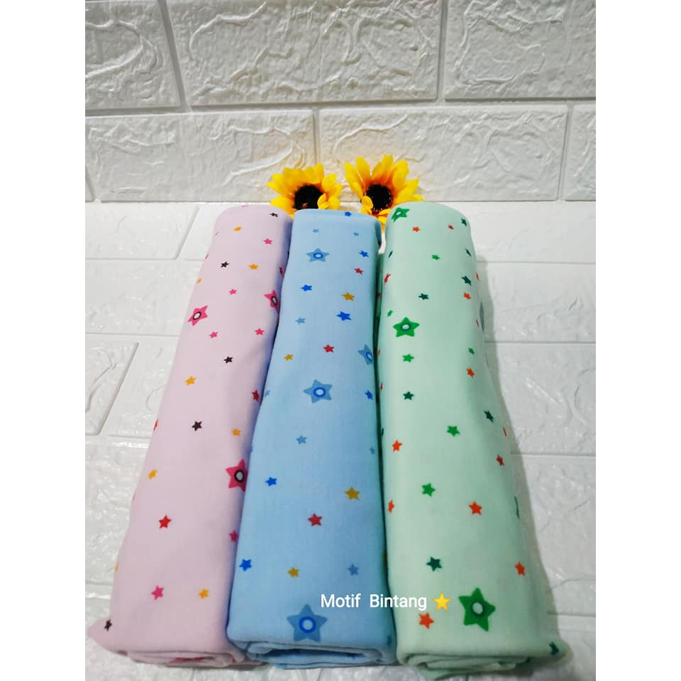 Isi 3pcs Bedong Selimut Bayi SNI Bahan halus lembut 90x110cm