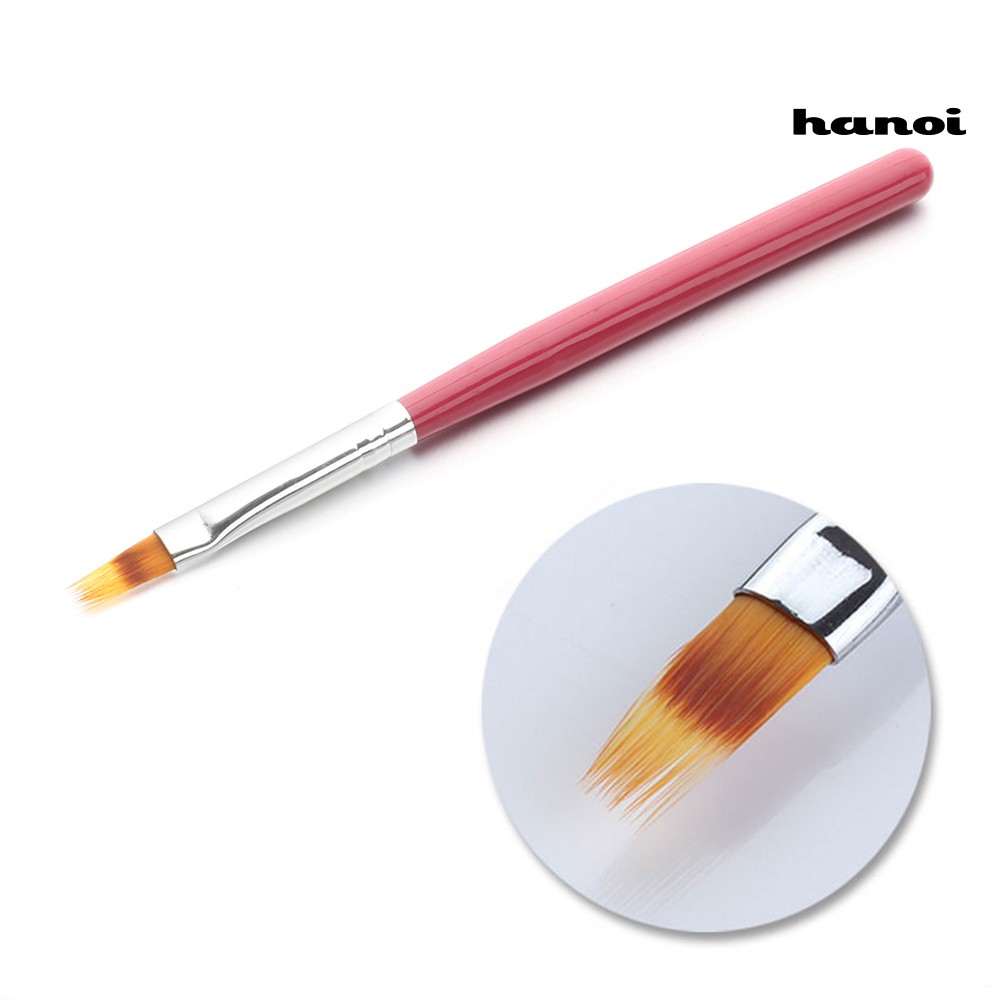 Hn- Brush Pen Uv Gel Gradasi Gagang Plastik Peralatan Nail Art / Manicure