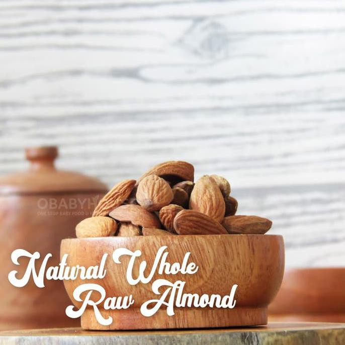 

Kacang Almond Mentah Kupas - Raw Whole Almond 1Kg Mentarieka_Shop