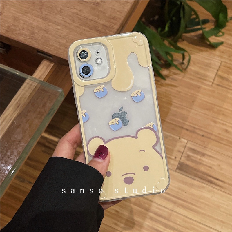 Soft Case Bening Motif Print Untuk iPhone 11 pro max xs max xr 12 mini 7 plus 12 pro max 13 13pro 13prm