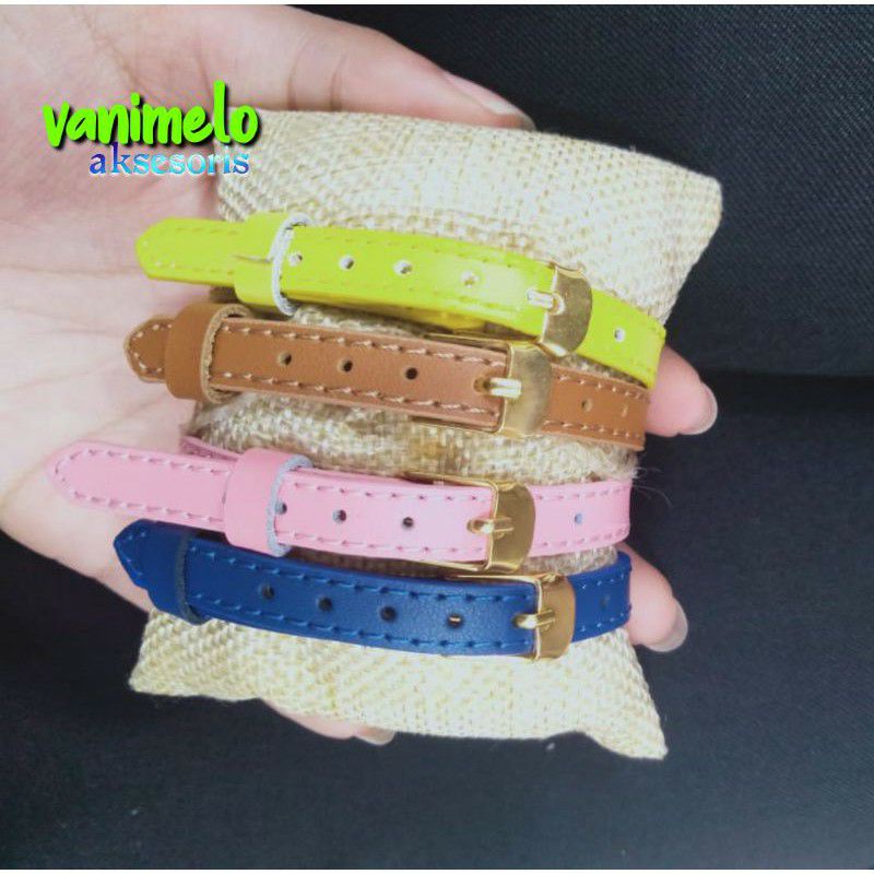 COD✅ Gelang Tangan Wanita Kulit Leather