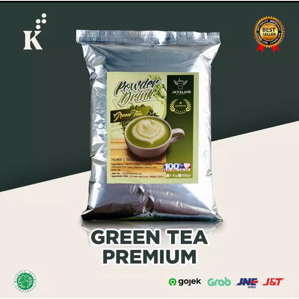 

AKEH Powder Premium Green Tea Bubuk Minuman Bubble Drink Javaland 1 kg