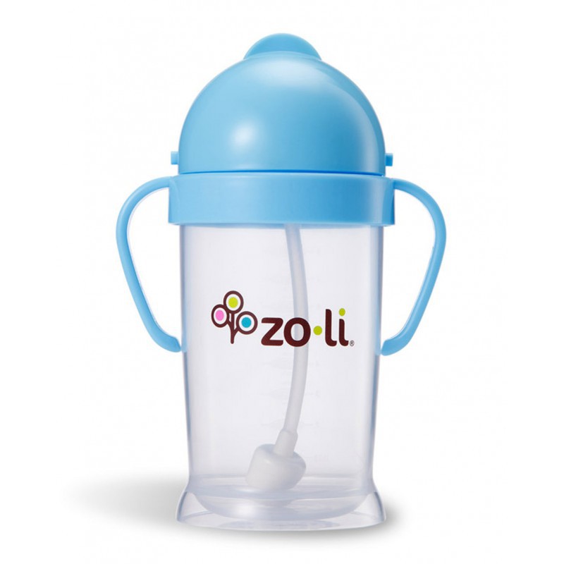 Zoli Straw Sippy Cup Bot 6 oz/180 ml - Blue