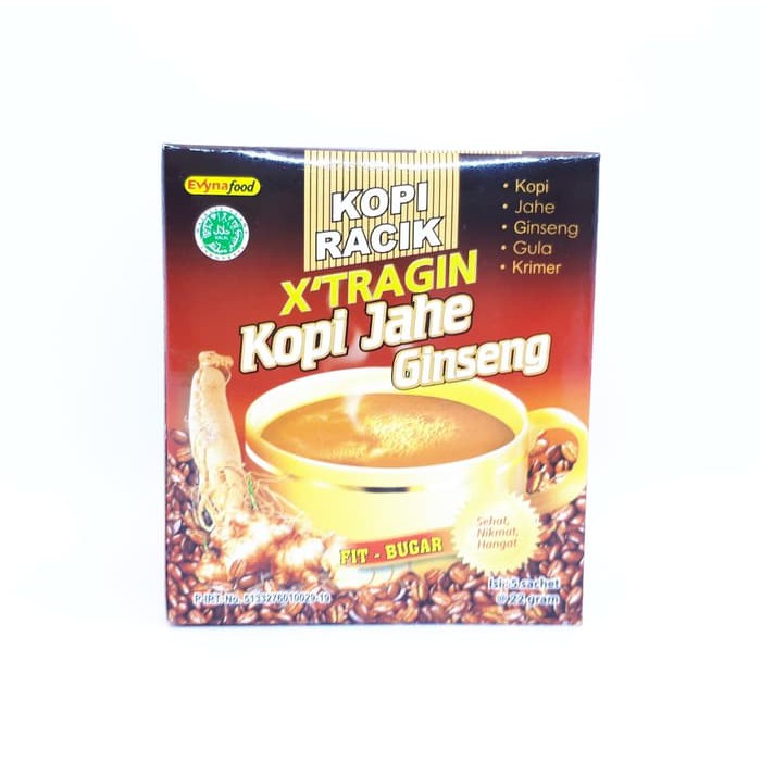 

XTRAGIN KOPI JAHE GINSENG 1 BOX 5 SACHET