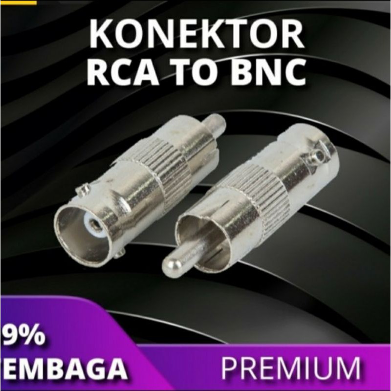 JC BNC TO RCA MALE