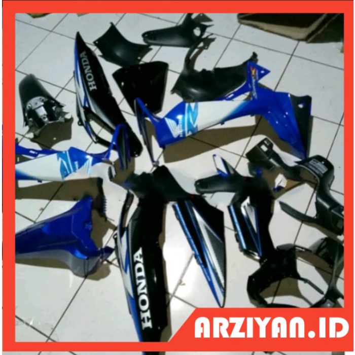 cover body fullset supra x 125 2007 - 2012