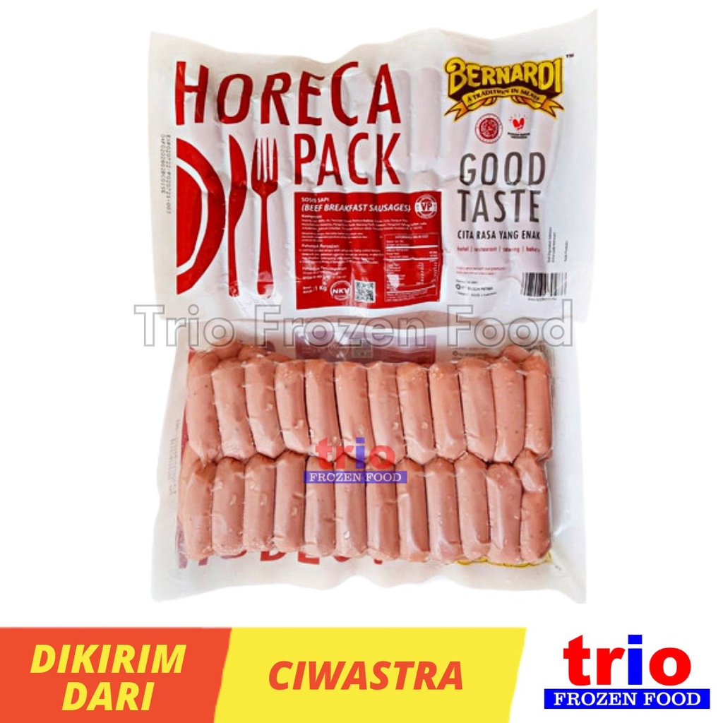 Bernardi Beef Cocktail Sausage / Sosis Sapi Horeca 1kg