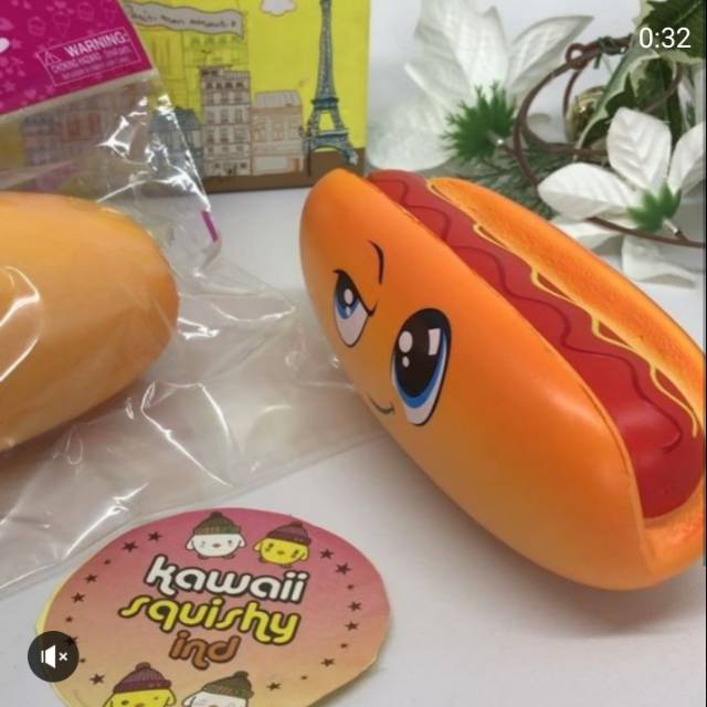 Silly Squishies Hot Dog