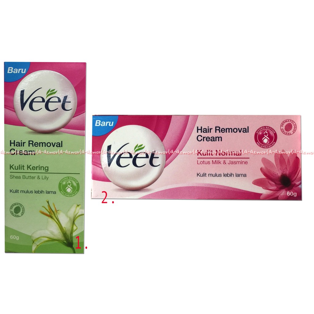 Veet Hair Removal 60ml Normal Hair Cream Veet Krim Menghilangkan Bulu Vet Hairs Creams 60 ml Veets