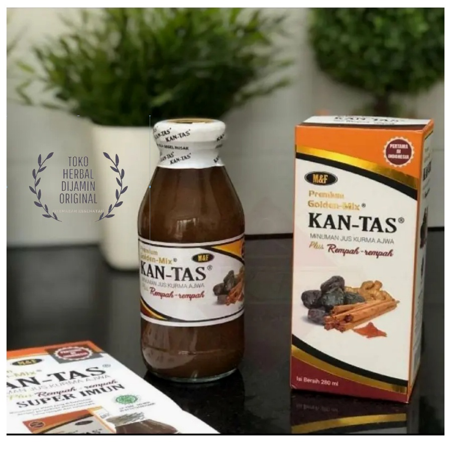 KAN-TAS - Kantas Original - Kan Tas Ramuan Herbal Obat HIV - Kantas 280ml - Obat Kanker - Obat Kista