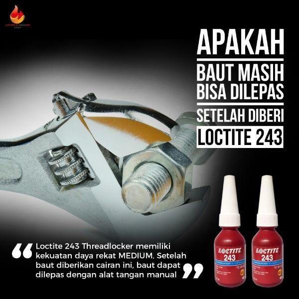 Loctite 243 / lem baut 243 / threadlocker 243 / lem loctite 243 - 10ml