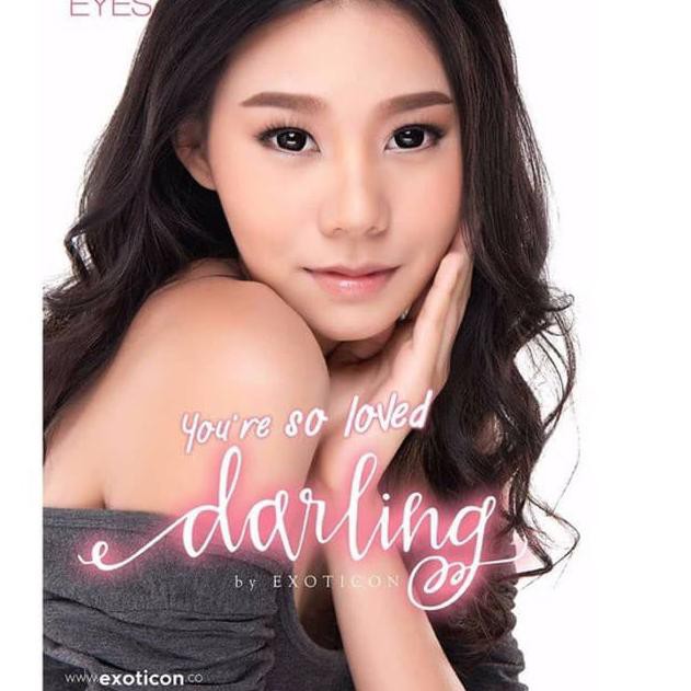 ℮ SOFTLENS SOFLEN SOFTLEN DARLING (KEMENKES) 16 MM GREY GRAY NORMAL ♞