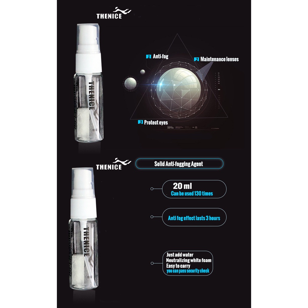 Semprotan Kacamata Diving Anti Fog Effect Spray Lens Cleaner Murah