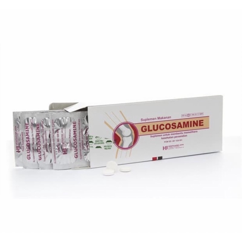 Glucosamine 250 mg strip 10 tablet ( pelumas sendi harga ekonomis )