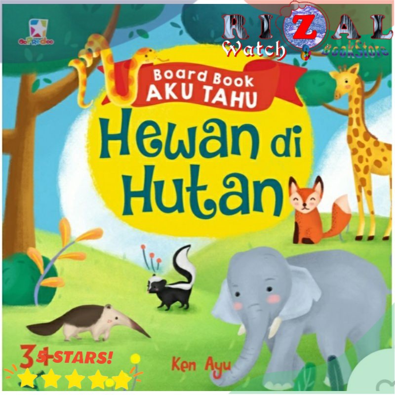 BUKU ANAK Opredo Board Book Aku Tahu: Hewan di Hutan