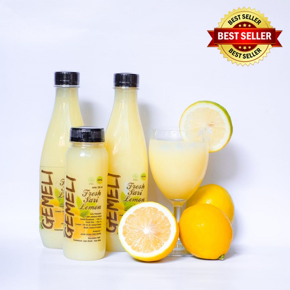 

Paket Fresh Sari Lemon Gemeli 500ml + 250ml (100% Sari Lemon)