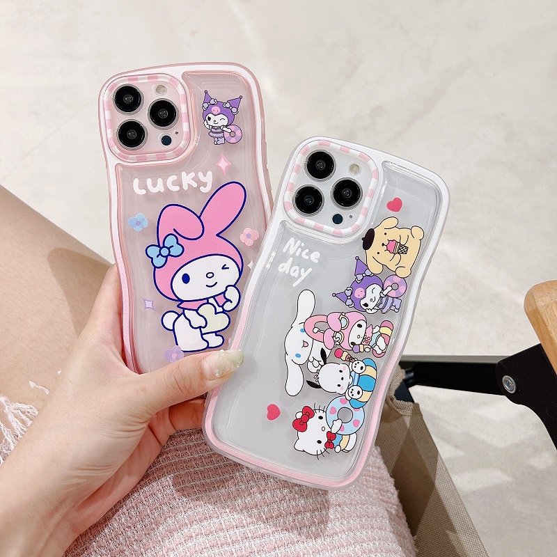 Kulomi Case Motif Kartun Perempuan Tahan Jatuh Untuk iPhone 13 Pro max 12 11 favorite