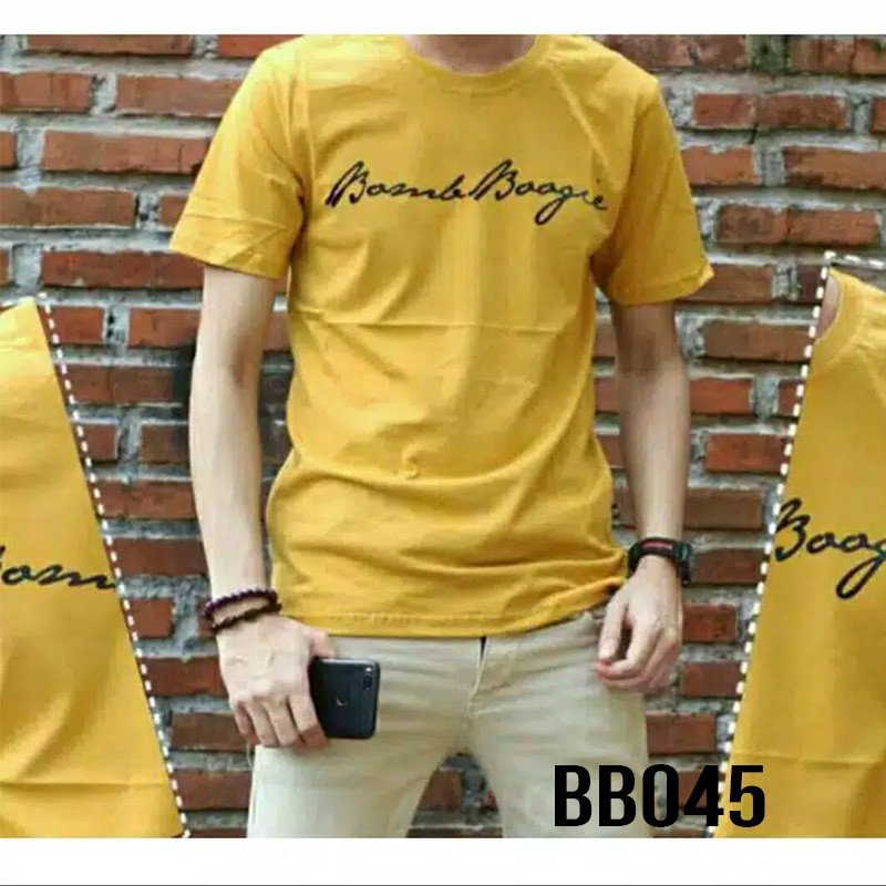  Kaos  Pria Distro  Lengan Pendek  Murah BM Ori Bombogie Dan 