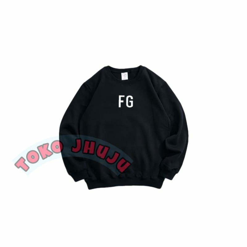 Basic Sweater BTS Suga FG sablon putih tengah