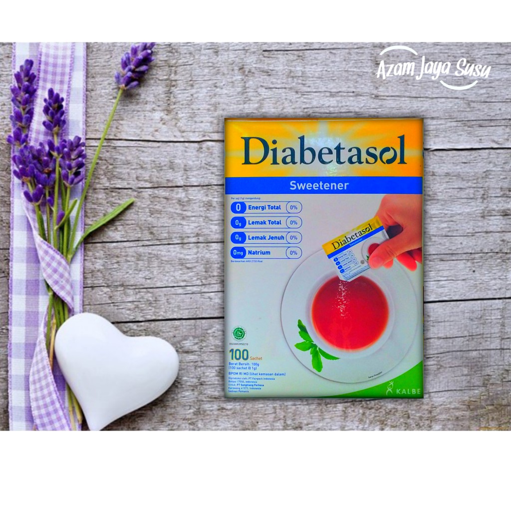 

Diabetasol gula sweetner 100 sachet