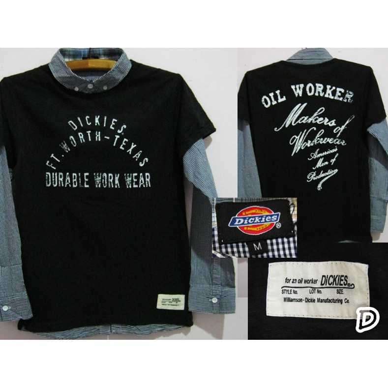 DICKIES - OIL Worker T Tees Shirt Original