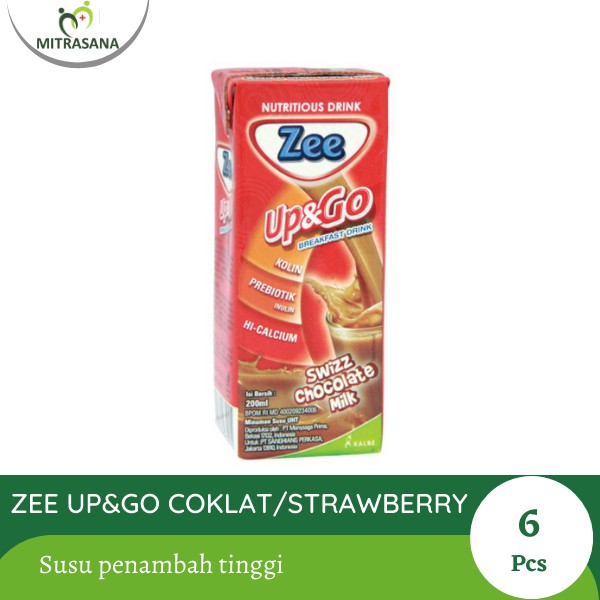 

Zee Up & Go Paket 6 Pcs suplemen herbal susu anak