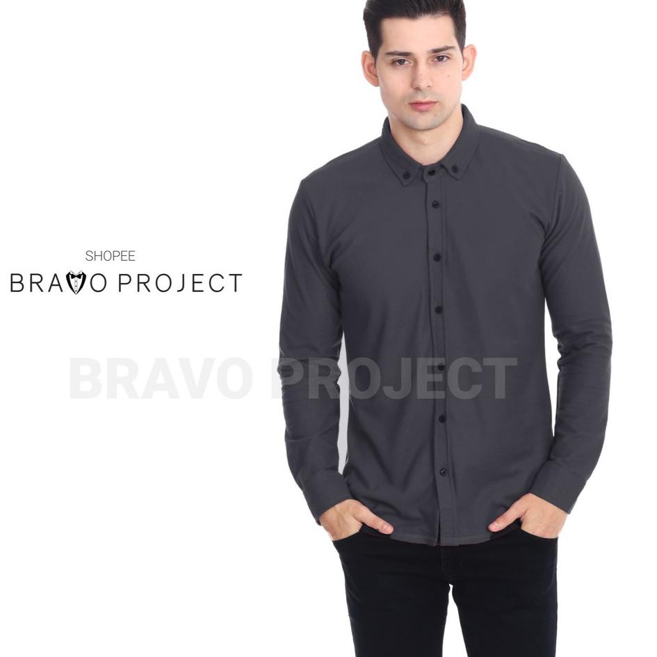 SALE!! *Kemeja Pria Lacoste Lengan Panjang by Bravo Project Lr3.