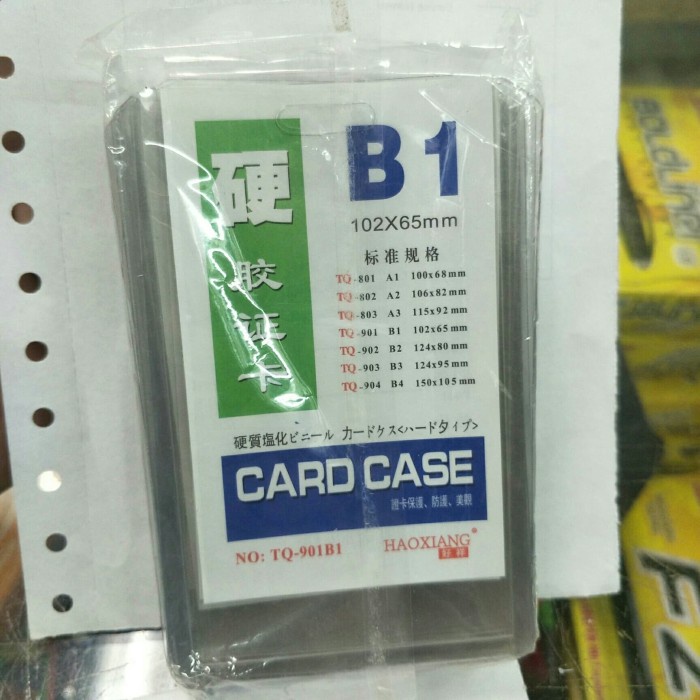 

Sale!!! Plastik Card Case Name Tag B1 102X65Mm/ Pak 20 Pcs Diskon