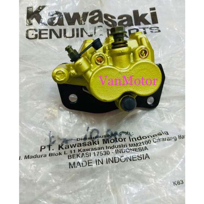 KALIPER CAKRAM DEPAN PALA BABI DEPAN KLX 150 KLX150 KAWASAKI SET KAMPAS SEPERTI DENGAN BAWAAN ASLI NYA